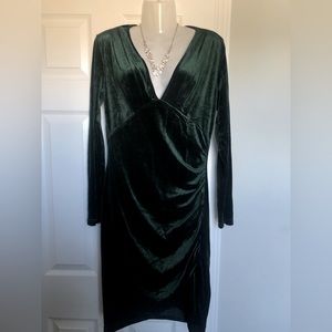 HUHOT Emerald Green Cocktail Dress